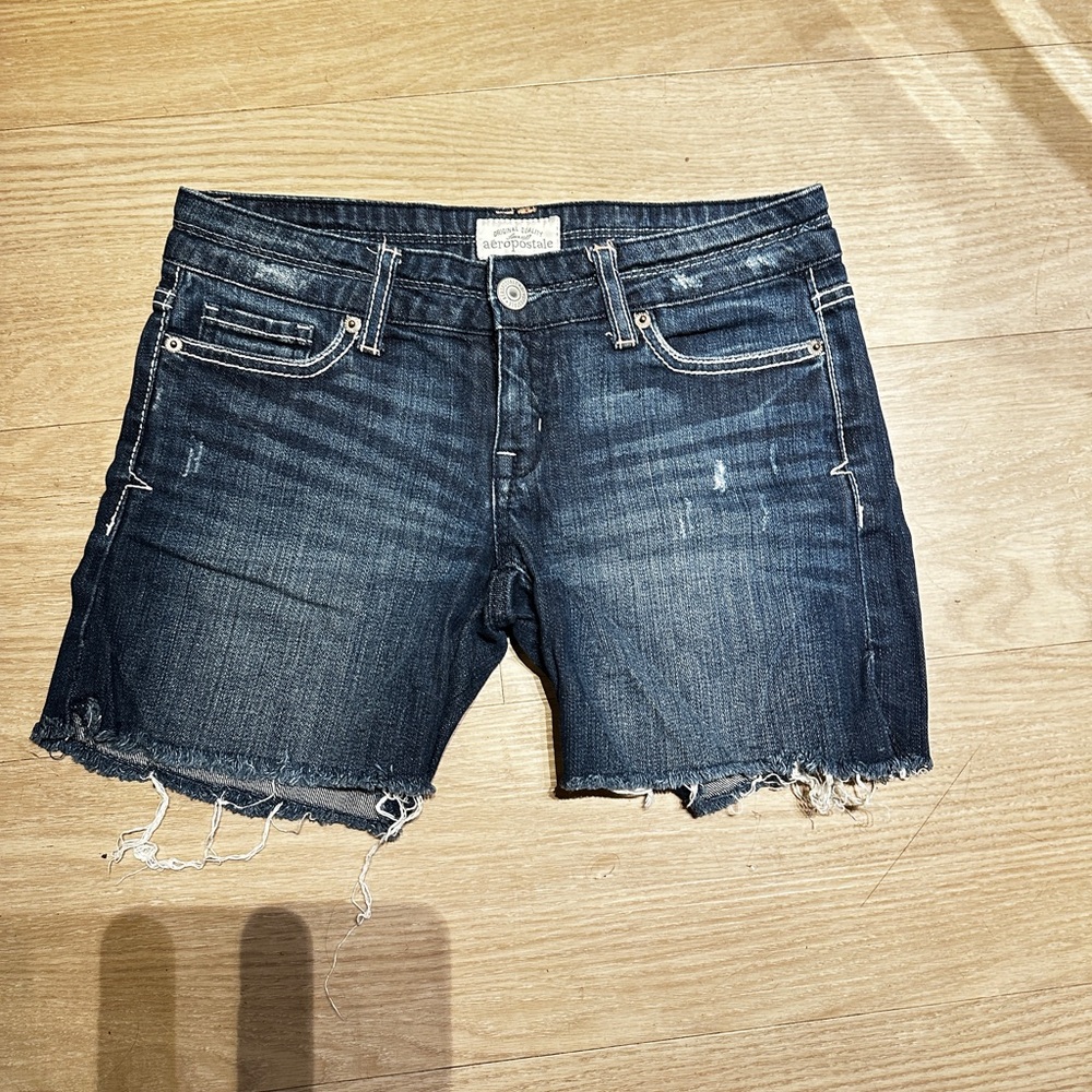 Aeropostale Dark Blue Jean Shorts